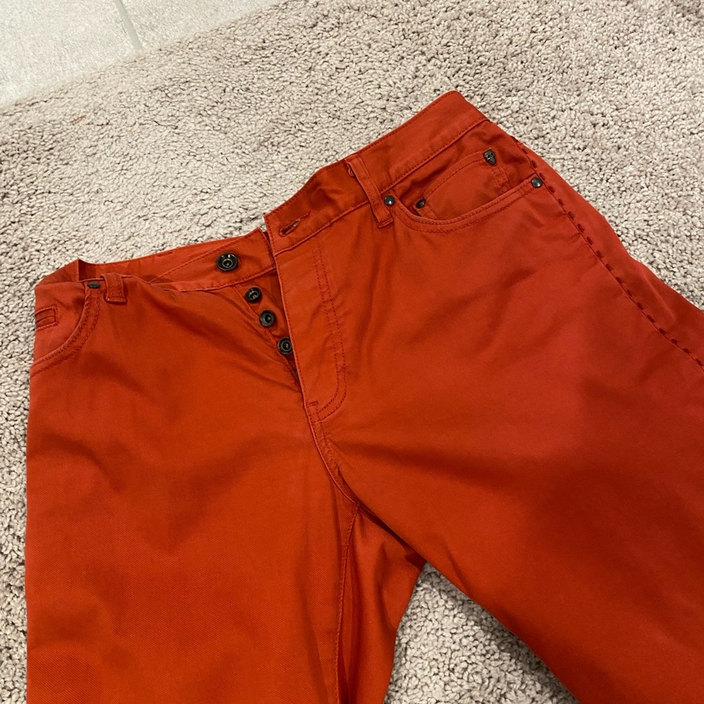 RARE John Varvatos Men's Straight Jeans in Red